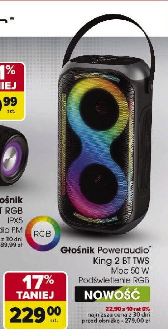 Głośnik king m-160 twc Tracer promocja w Carrefour