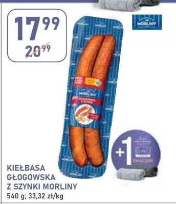 Kiełbasa głogowska z szynki Morliny  promocja w Stokrotka