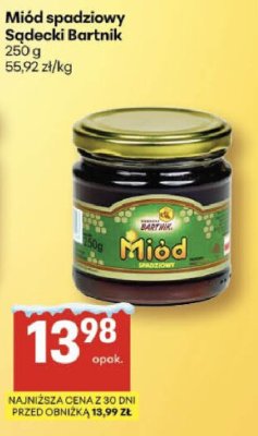 Miód spadziowy Sadecki Bartnik promocja w Delikatesy Centrum