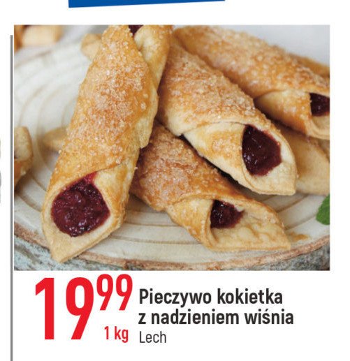 Ciastka kokietka z nadzieniem wi艣niowym LECH CIASTKA promocja