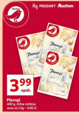 Pierogi z kapustą i grzybami Auchan promocja