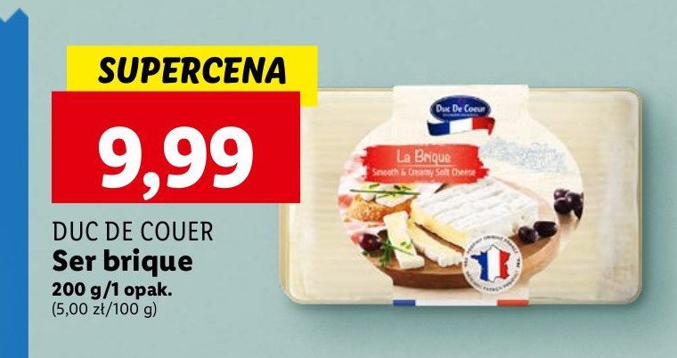 Ser la brique Duc de coeur promocja