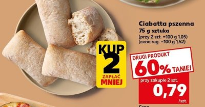 Ciabatta pszenna  promocja w Kaufland