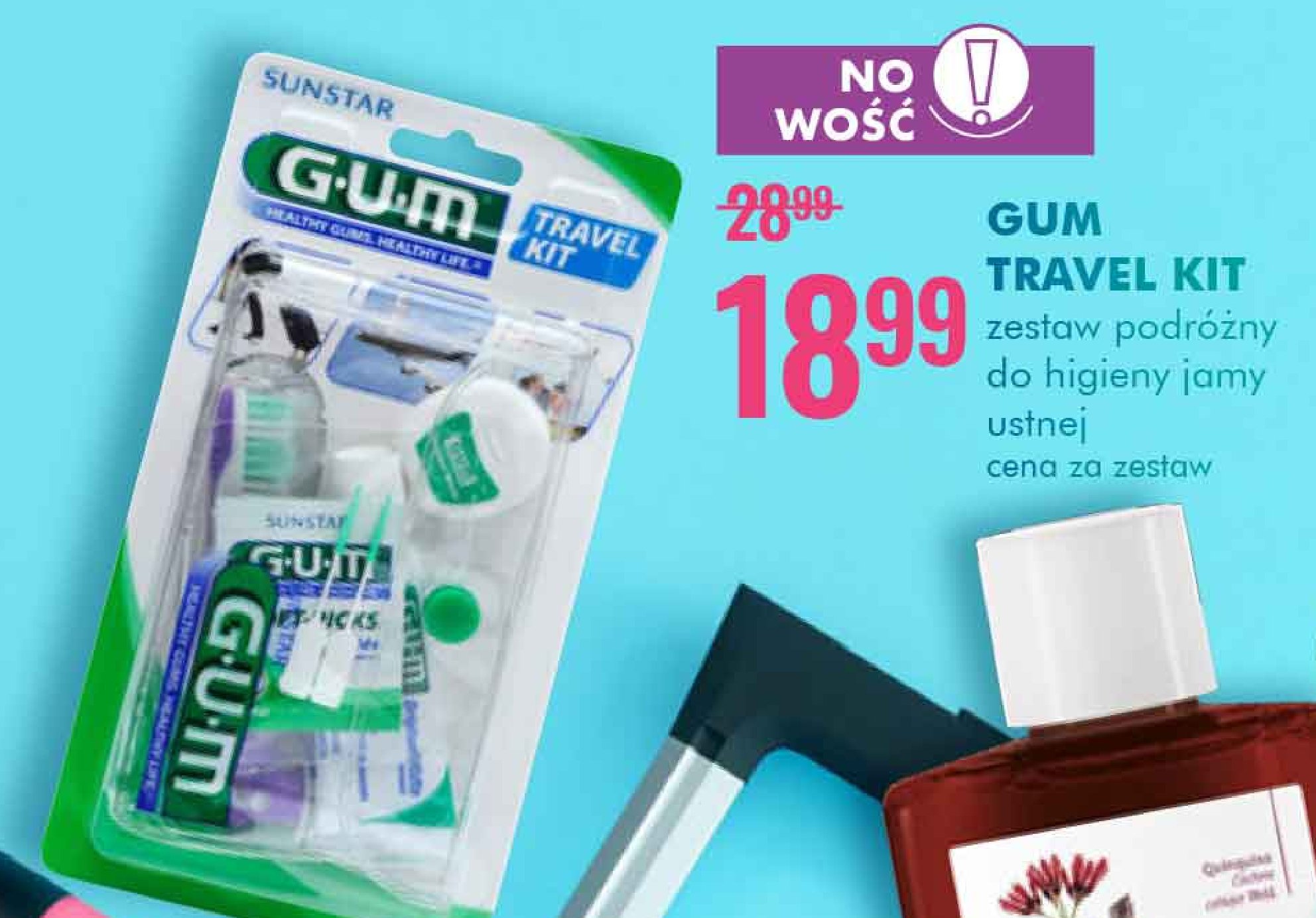 Zestaw gum travel kit promocja