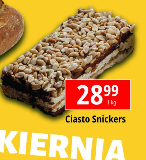 Ciasto snickers promocja
