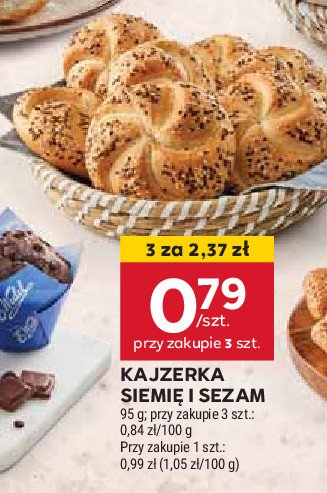 Kajzerka z siemieniem lnianym promocja