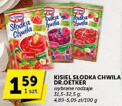 Kisiel Słodka Chwila Dr.Oetker promocja w Groszek