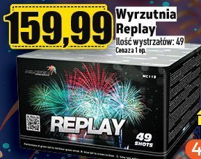 Wyrzutnia Replay Ilość wystrzałów: 49 promocja w TOPAZ