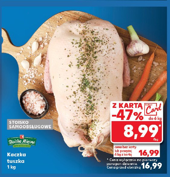 Kaczka tusza Stoisko mięsne promocja w Kaufland