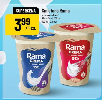 Śmietana Rama Flora Food promocja w POLOmarket