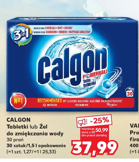 Żel zmiękczający wodę przeciw kamieniowi Calgon promocja