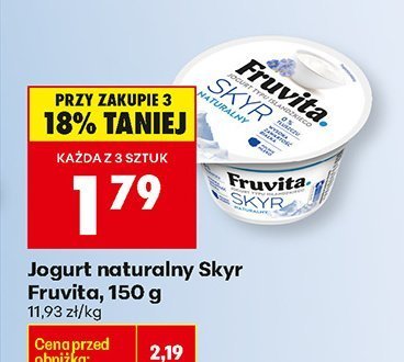 Jogurt naturalny Skyr, 150 g promocja w Biedronka
