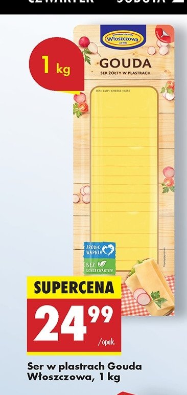 Ser gouda w plastrach W艂oszczowa promocja