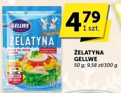 Żelatyna Gellwe promocja w Groszek