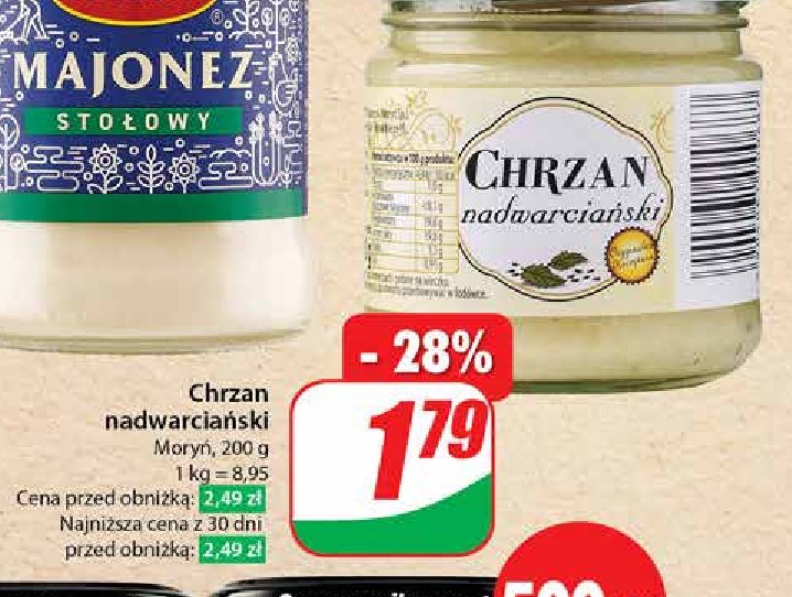 Chrzan nadwarciański Moryń promocja