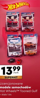 Licencjonowane modele samochodów Tooned Gulf Hot Wheels promocja w Biedronka