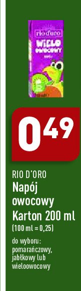 Sok wieloowocowy Rio d'oro promocje