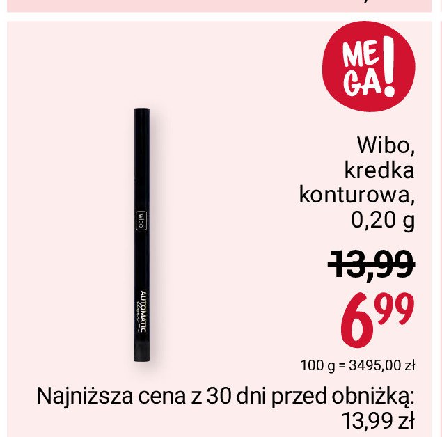 Kredka automatyczna nr. 11 br膮zowa WIBO AUTOMATIC LINER promocja