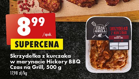 Skrzydełka z kurczaka w marynacie hickory bbq