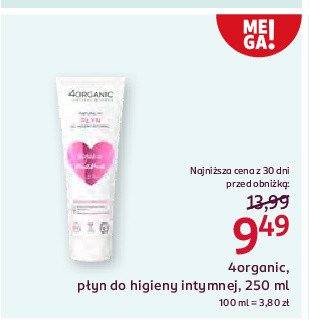 Płyn do higieny intymnej 4organic promocja