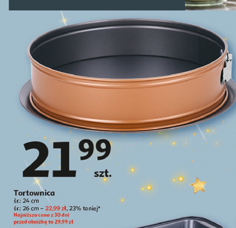 Tortownica 24 cm Actuel promocja w Auchan