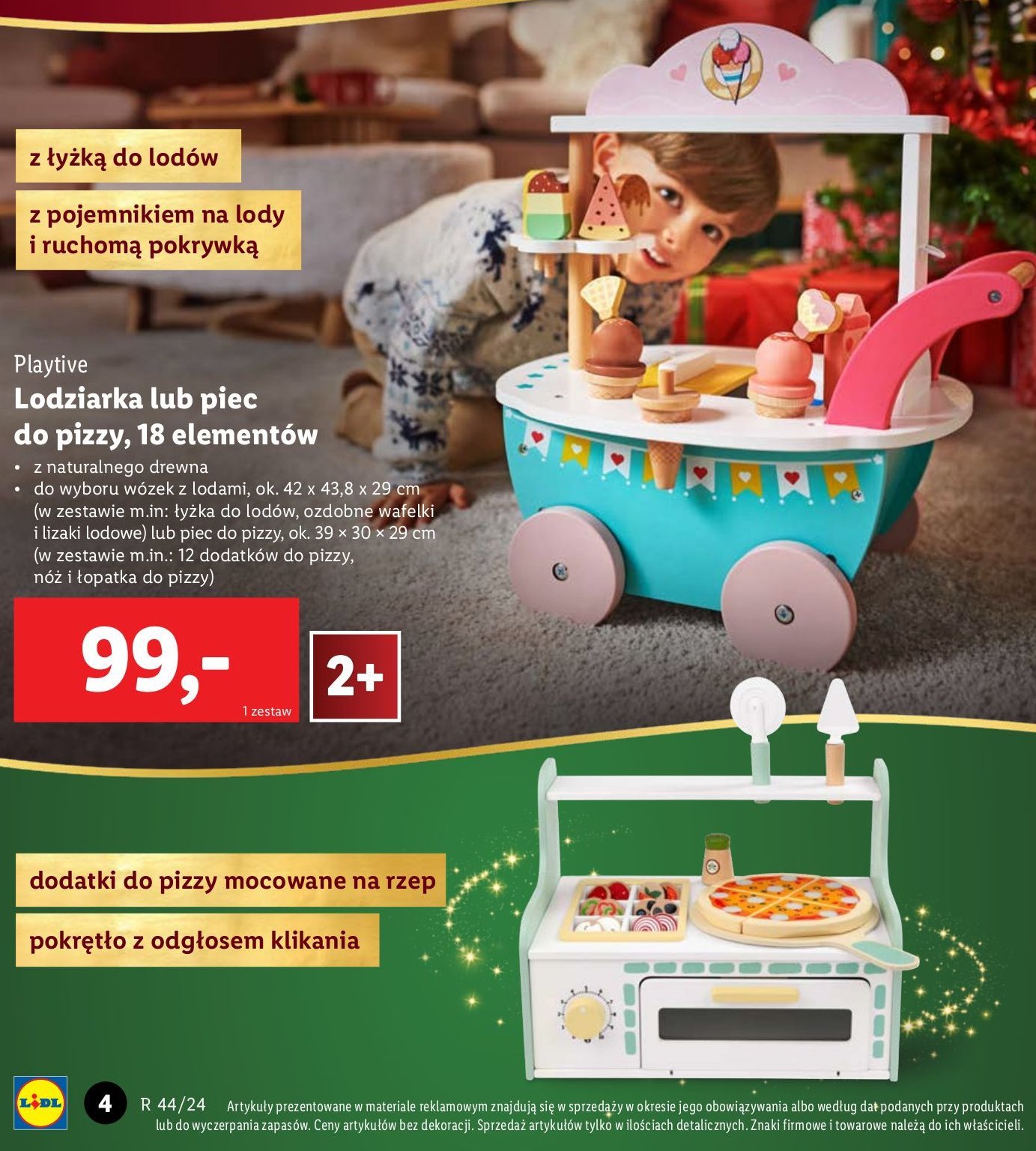 Piec do pizzy 18 el. Playtive promocja w Lidl