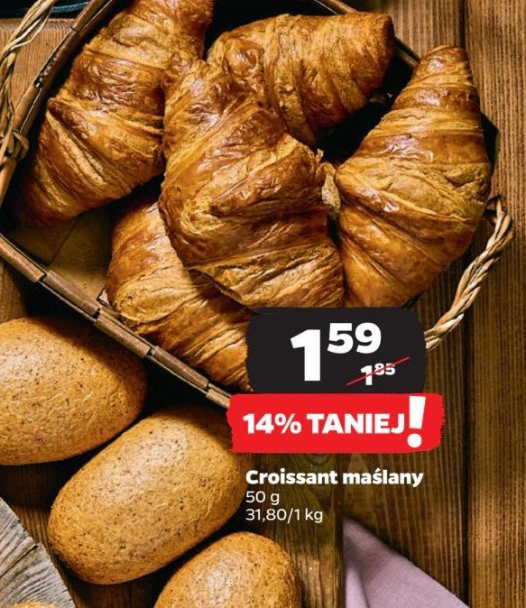 Croissant maślany promocja