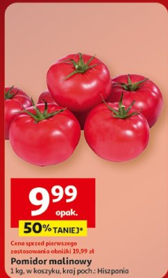 Pomidor malinowy w koszyku, kraj poch.: Hiszpania promocja w Auchan