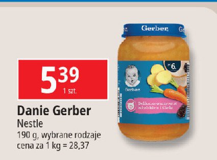 Schab z warzywami i suszonymi śliwkami Gerber promocja