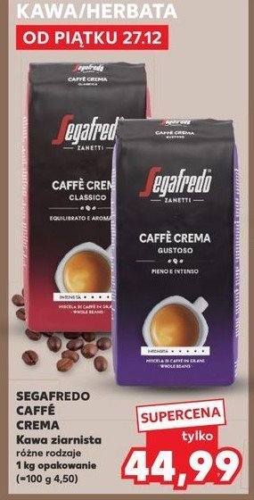 Kawa Segafredo caffe crema classico promocja