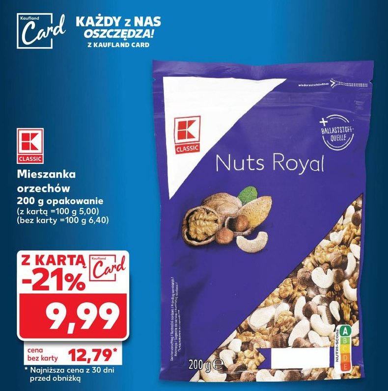 Mieszanka orzechów K-classic promocja