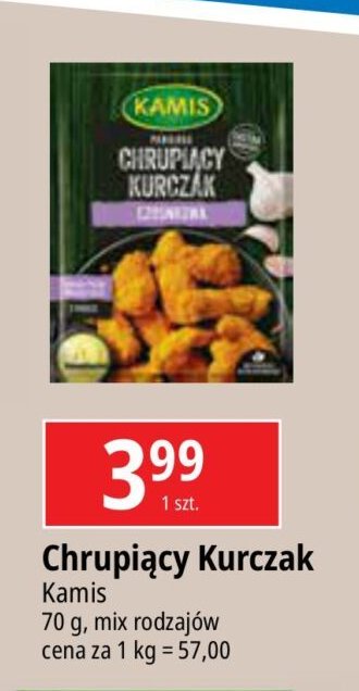 Panierka chrupiący kurczak czosnkowa Kamis promocja