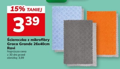 Ściereczka z mikrofibry Graca Grande 26x40cm - Ravi promocja w Hitpol