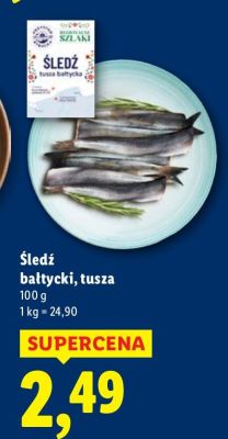 Śledź bałtycki tusza promocja w Lidl