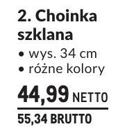 Choinka szklana promocja w Makro