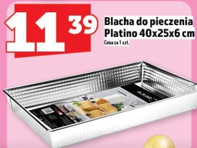 Blacha do pieczenia Platino 40x25x6 cm promocja w TOPAZ