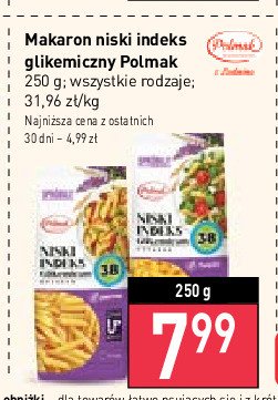 Makaron penne Polmak niski indeks glikemiczny promocja