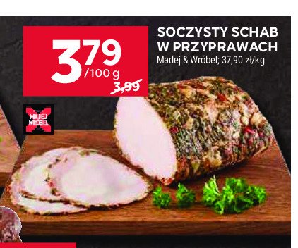 Schab soczysty w przyprawach Madej & wróbel promocja