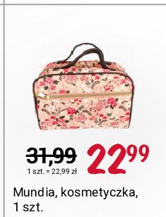 Kosmetyczka w kwiaty Mundia promocja