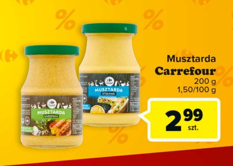 Musztarda sarepska Carrefour promocja