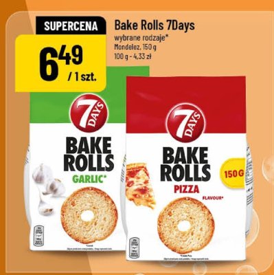 Bake Rolls 7Days wybrane rodzaje 150g promocja w POLOmarket