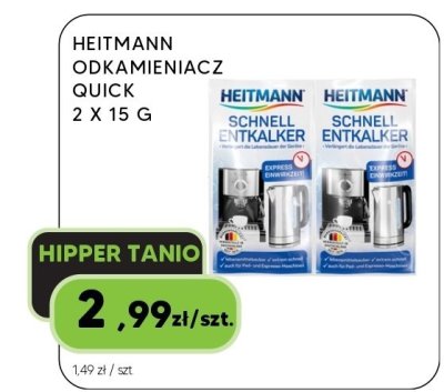 Odkamieniacz Quick Heitmann 2x15g promocja w HIPPER.pl