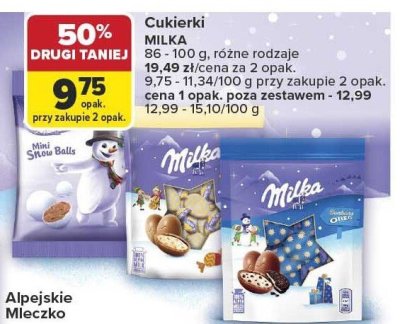 Cukierki Milka promocja w Carrefour