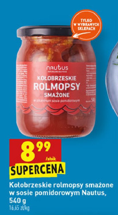 Kołobrzeskie rolmopsy smażone w sosie pomidorowym promocja