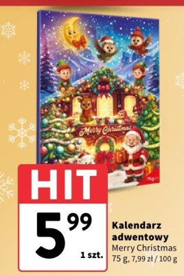 Kalendarz adwentowy  promocja w Intermarche