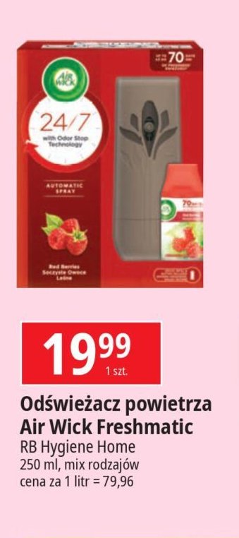 Urządzenie + wkład soczyste owoce Air wick freshmatic promocja