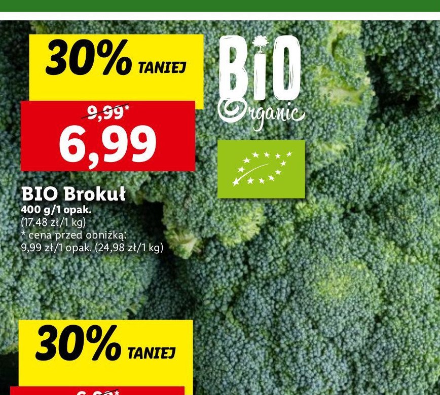 Brokuły bio promocja