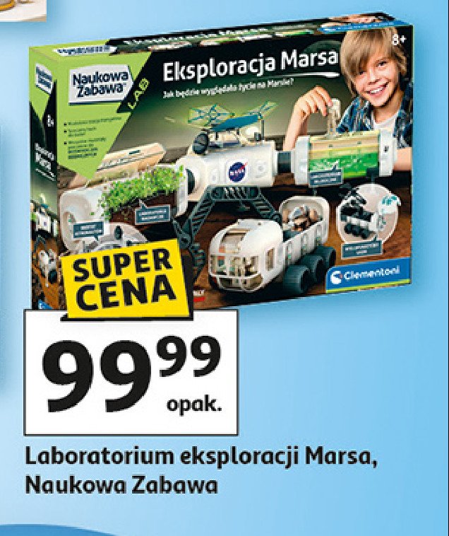 Nauka zabawa - eksploracja marsa Clementoni promocja w Auchan