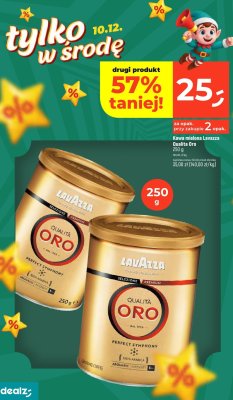 Kawa mielona Lavazza Qualità Oro 250g promocja w Dealz