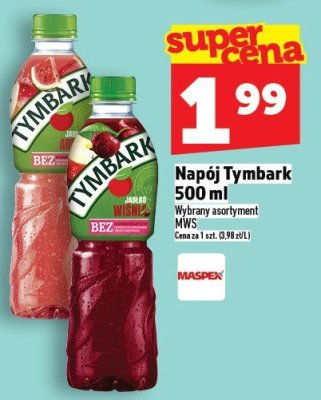 Napój Tymbark 500 ml promocja w TOPAZ